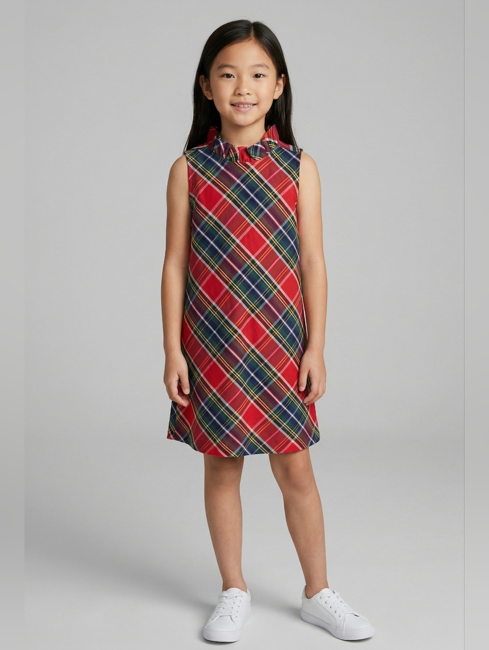 Crown & Ivy Red Plaid Kids Dress